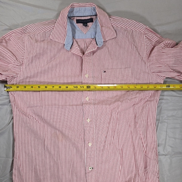 Tommy Hilfiger Red Stripe Button Down - Picture 6 of 10